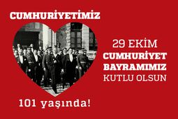 29 Ekim Cumhuriyet Bayramımız Kutlu Olsun.