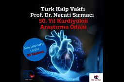 “Türk Kalp Vakfı Prof. Dr. Necati Sırmacı 50 Yıl Kardiyoloji Araştırma Ödülü” oluşturmuştur