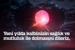 Yeni yılda kalbinizin sağlık ve mutluluk ile dolmasını dileriz.