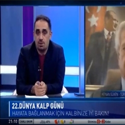 Türk Kalp Vakfı Başkanı Kenan Güven'in, 22. Dünya Kalp Günü için verdiği röportajlar....