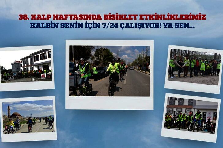 38. Kalp Haftasında Bisiklet Etkinliklerimiz