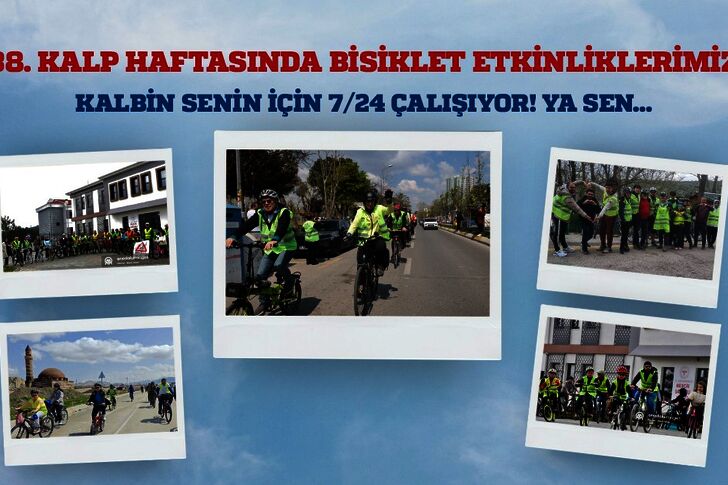 38. Kalp Haftasında Bisiklet Etkinliklerimiz