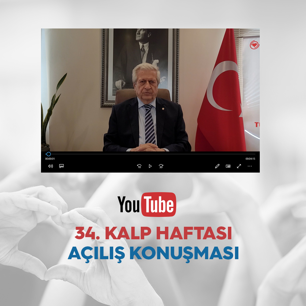 Türk Kalp Vakfı Başkanı Kenan Güven’in 36. Kalp Haftası ile ilgili konuşması.